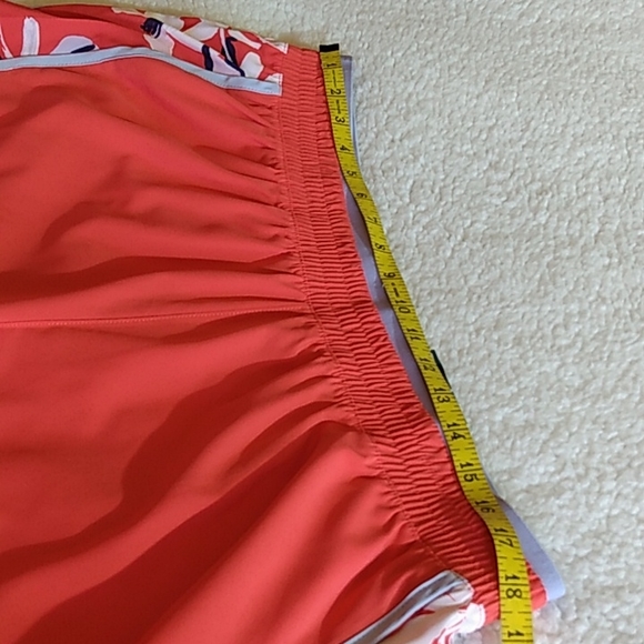 Tek Gear Workout Shorts – Orange – Floral Trim – XXL - Picture 11 of 11